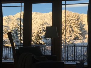 window looking over snowy hill | Judy O'Neill Therapy Services | Boulder, CO 80305